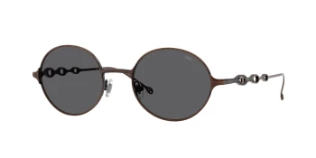 Diesel DL1008 style-color 102587 Shiny Brush Light Yellow Brown / Grey Lens