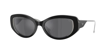 Diesel DL2001MU style-color 701/6G Shiny Black / Grey Silver Mirror Lens