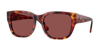 Diesel DL2005 style-color 202375 Havana Brown / Dark Violet/Red Lens