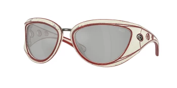 Diesel DL3007U style-color 20108V White Brushed Red / Mirror Silver Lens