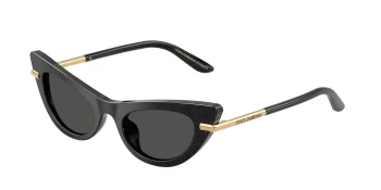 Dolce & Gabbana DX4008 style-color 324187 Glitter Black / Dark Grey Lens