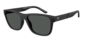 Emporio Armani EA4243F style-color 5001T3 Matte Black / Dark Grey Lens