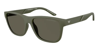 Emporio Armani EA4243 style-color 618471 Matte Green / Dark Brown Lens