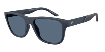 Emporio Armani EA4243 style-color 624480 Matte Blue / Dark Blue Lens