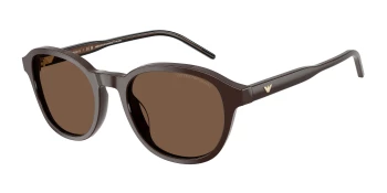 Emporio Armani EA4247U style-color 625573 Shiny Brown / Brown Lens