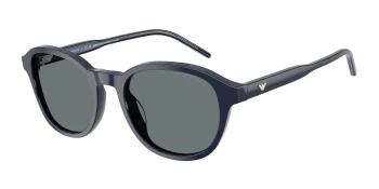 Emporio Armani EA4247U style-color 625680 Shiny Blue / Dark Blue Lens