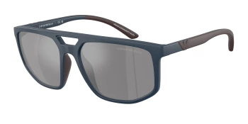 Emporio Armani EA4248U style-color 62606G Matte Blue / Dark Grey Mirror Silver Lens