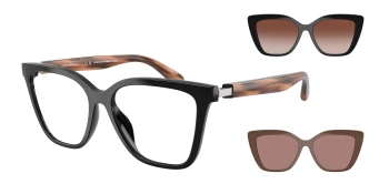 Emporio Armani EA4254U style-color 62661W Shiny Black / Clear Lens