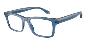 Emporio Armani EA3254 style-color 6247 Shiny Transparent Blue