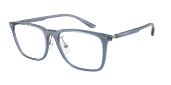 Emporio Armani EA3263D style-color 6108 Shiny Transparent Blue
