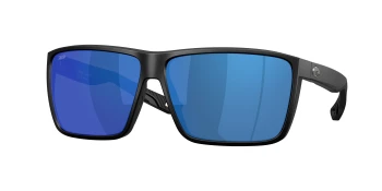 Costa Del Mar 6S9121 RINCON II 06S9121 style-color 912103 Matte Black / Blue Mirror Polycarbonate Lens