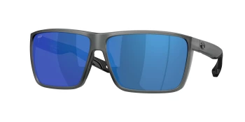 Costa Del Mar 6S9121 RINCON II 06S9121 style-color 912109 Matte Smoke Crystal / Blue Mirror Polycarbonate Lens