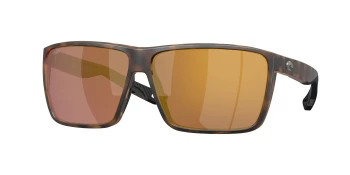 Costa Del Mar 6S9121 RINCON II 06S9121 style-color 912112 Matte Tortoise / Gold Mirror Lightwave Glass Lens
