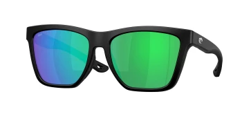 Costa Del Mar 6S9122 PANGA II 06S9122 style-color 912210 Matte Black / Green Mirror Polycarbonate Lens