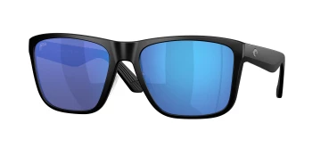 Costa Del Mar 6S9126 LOS ALIJOS 06S9126 style-color 912601 Matte Black / Blue Mirror Lightwave Glass Lens