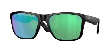 Costa Del Mar 6S9126 LOS ALIJOS 06S9126 style-color 912602 Matte Black / Green Mirror Lightwave Glass Lens