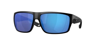 Costa Del Mar 6S9129 FLY LINE 06S9129 style-color 912902 Matte Black / Blue Mirror Lightwave Glass Lens