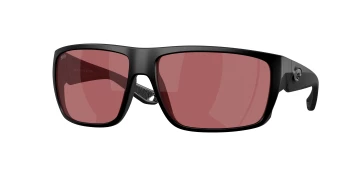 Costa Del Mar 6S9129 FLY LINE 06S9129 style-color 912907 Matte Black / Rose Lightwave Glass Lens
