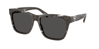 Ralph Lauren RL8212 THE RICKY II 0RL8212 style-color 617587 Oystershell Black / Dark Grey Lens