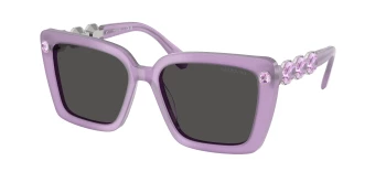 Swarovski SK6032 style-color 107587 Milky Lilac / Dark Grey Lens