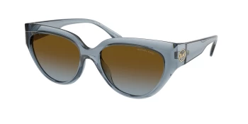 Michael Kors MK2241U BOCA RATON 0MK2241U style-color 401413 Denim Transparent / Brown Blue Gradient Lens