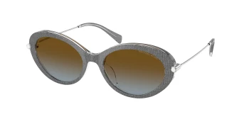 Michael Kors MK2245U ROCKAWAY 0MK2245U style-color 400913 Grey Denim / Brown Blue Gradient Lens