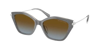 Michael Kors MK2246U CATSKILLS 0MK2246U style-color 400913 Grey Denim / Brown Blue Gradient Lens