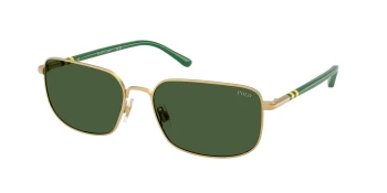 Polo PH3159 style-color 947771 Semishiny Pale Gold / Bottle Green Lens