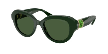 Swarovski SK6037 style-color 102671 Solid Green / Dark Green Lens