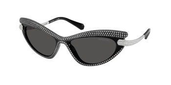 Swarovski SK6038 style-color 100187 Black / Dark Grey Lens