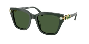 Swarovski SK6041F style-color 102671 Dark Green / Dark Green Lens