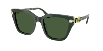 Swarovski SK6041 style-color 102671 Dark Green / Dark Green Lens