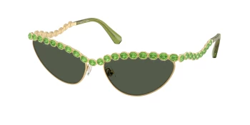 Swarovski SK7030 style-color 401782 Gold / Light Green Lens