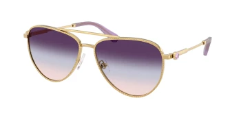 Swarovski SK7031 style-color 4036U7 Gold / Gradient Light Brown/Blue/Violet Lens