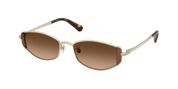 Swarovski SK7035D style-color 401374 Pale Gold / Gradient Brown Lens