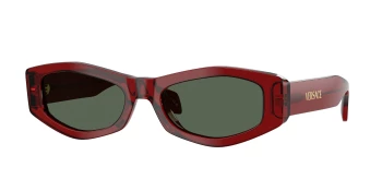 Versace VE4487 style-color 551271 Transparent Bordeaux / Dark Green Lens