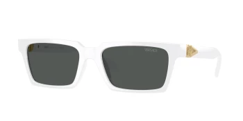 Versace VE4490U style-color 314/87 White / Dark Grey Lens