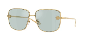 Versace VE2282 style-color 10029C Gold / Azure Flash Silver Lens
