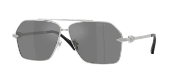 Versace VE2284 style-color 10006G Silver / Grey Mirror Silver Lens