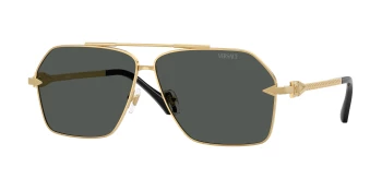 Versace VE2284 style-color 100287 Gold / Dark Grey Lens