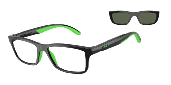Arnette AN4356 GRAF 0AN4356 style-color 27531W Black / Gekko Green Rubber / Demo Lens