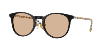 Burberry BE4380D style-color 385373 Black / Light Brown Lens