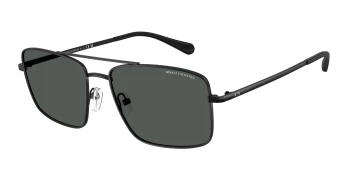 Armani Exchange AX2054S style-color 600087 Matte Black / Dark Grey Lens