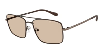 Armani Exchange AX2054S style-color 612793 Matte Dark Brown / Light Brown Lens