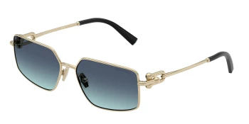 Tiffany TF3111 style-color 62029S Pale Gold / Azure Gradient Blue Lens