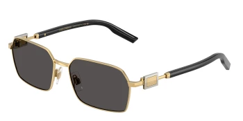 Dolce & Gabbana DG2316 style-color 02/87 Gold / Dark Grey Lens