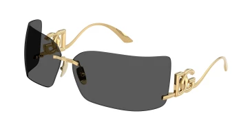 Dolce & Gabbana DG2319 style-color 02/87 Gold / Dark Grey Lens