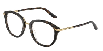 Dolce & Gabbana DG3410 style-color 3217 Havana On White Barrow