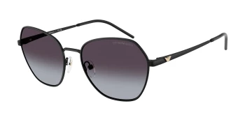 Emporio Armani EA2161 style-color 30018G Matte Black / Grey Gradient Lens
