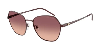 Emporio Armani EA2161 style-color 34018D Matte Bordeaux / Pink Gradient Violet Lens